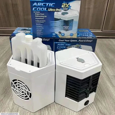 Portable Mini Air Cooler White ABS 2X Pro