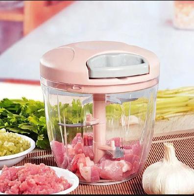 Hand Pulled Meat & Veg Chopper, Plastic, Multicolor