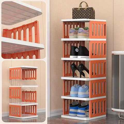 New Lock Narrow Shoerack Multi Organizer – Space Saving DIY Storage Cabinet
