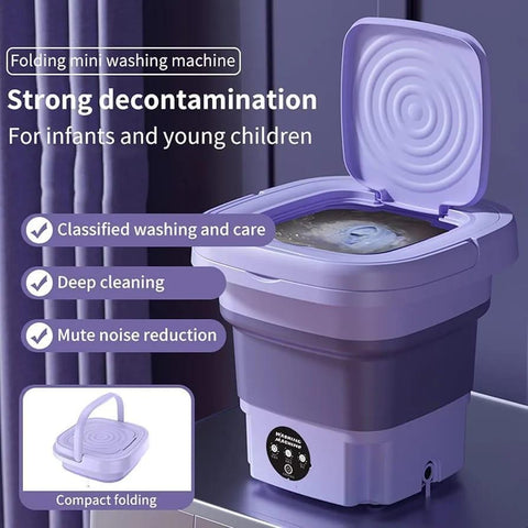 Portable Mini Folding Washing Machine